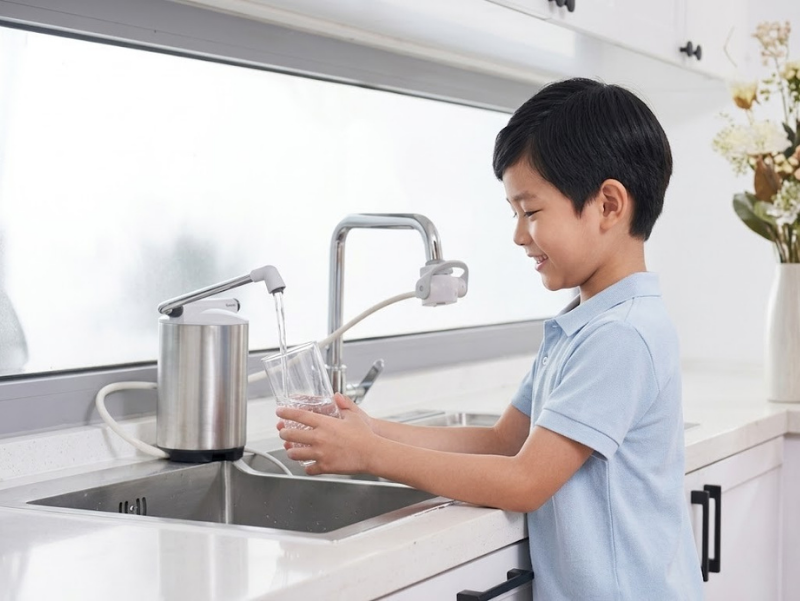 Thiết bị lọc nước lắp trên bồn rửa