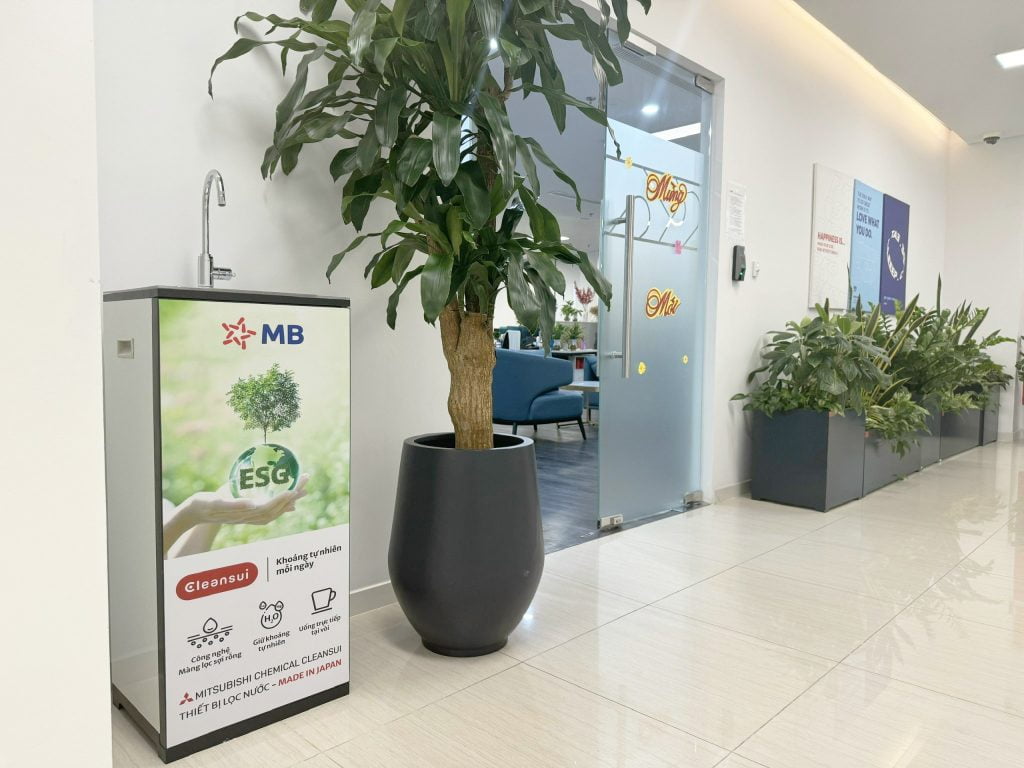 Sản phẩm của Cleansui tại MB Bank 