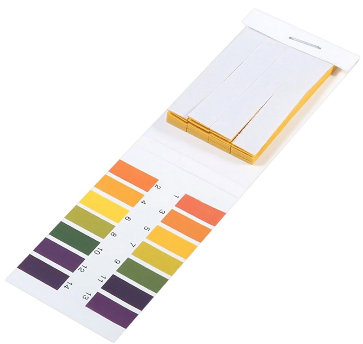 Chuẩn bị giấy quỳ và bảng màu test pH để kiểm tra nước
