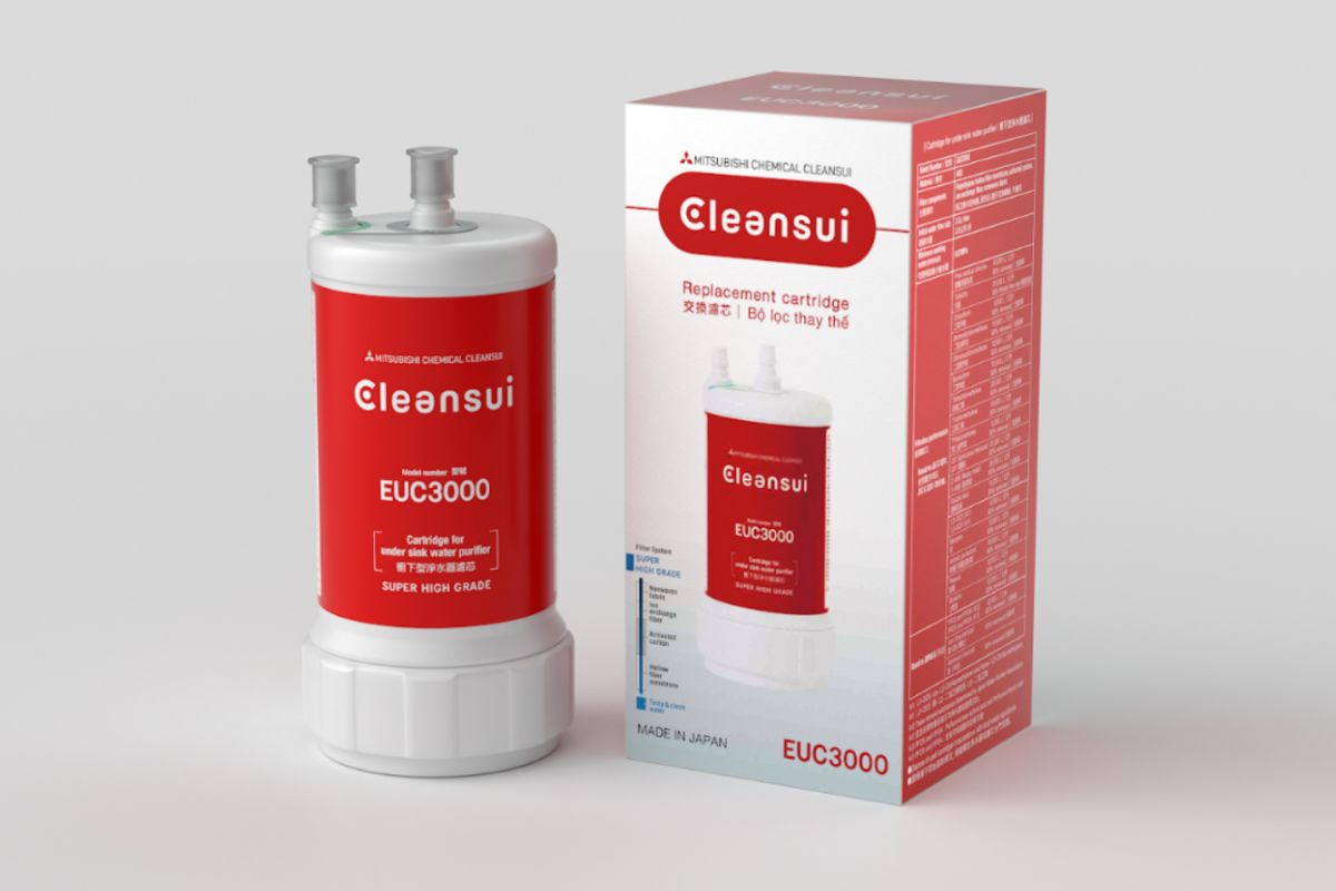 Bộ lọc EUC3000 có công suất lọc 8000 lít nước thời gian sử dụng khoảng 12 tháng