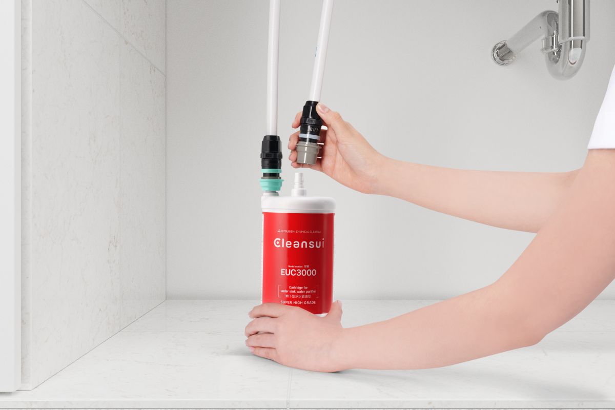 Cách tháo đầu vòi máy lọc nước Cleansui EU301