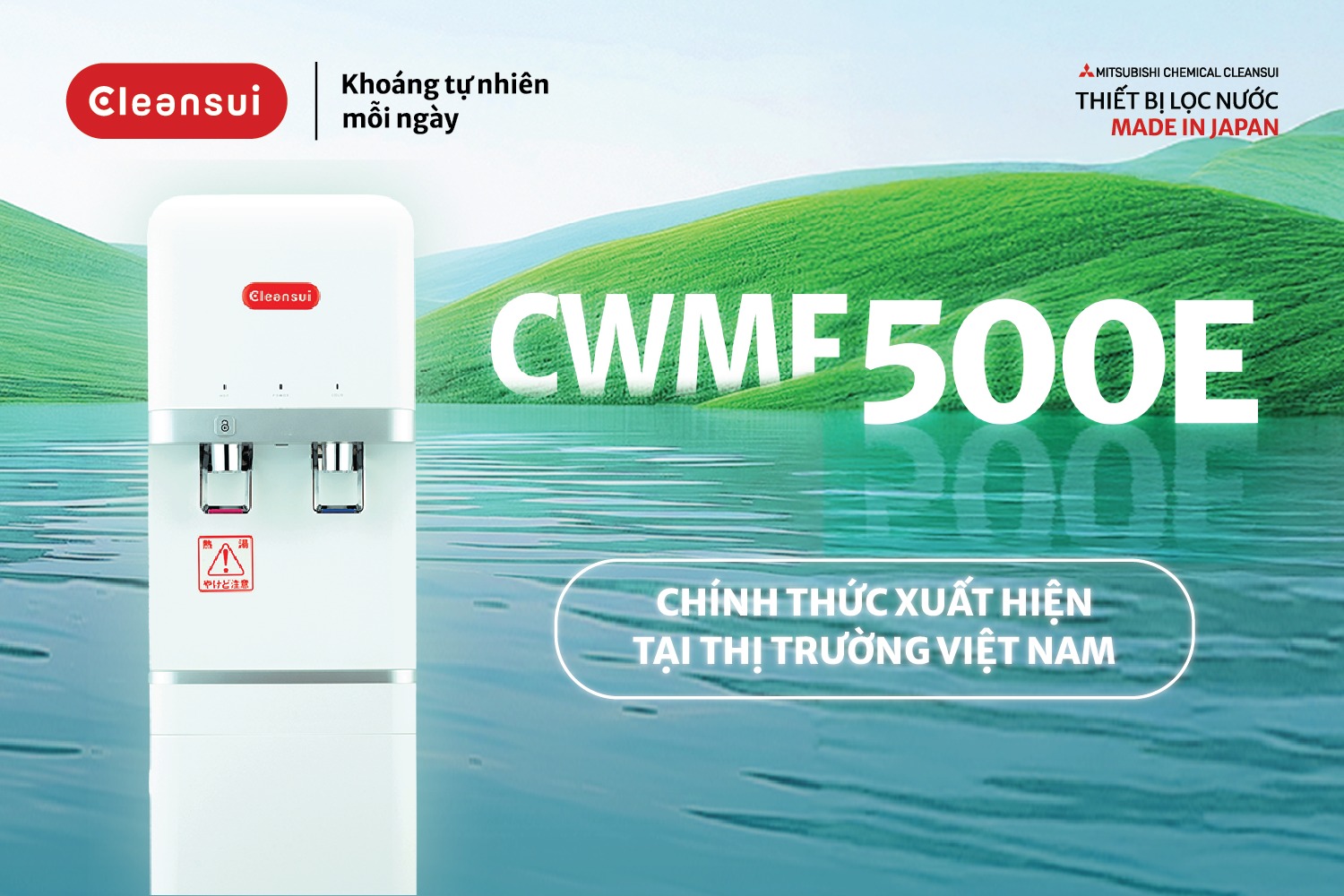 Mitsubishi Cleansui CWMF-500E chính thức xuất hiện tại thị trường Việt Nam